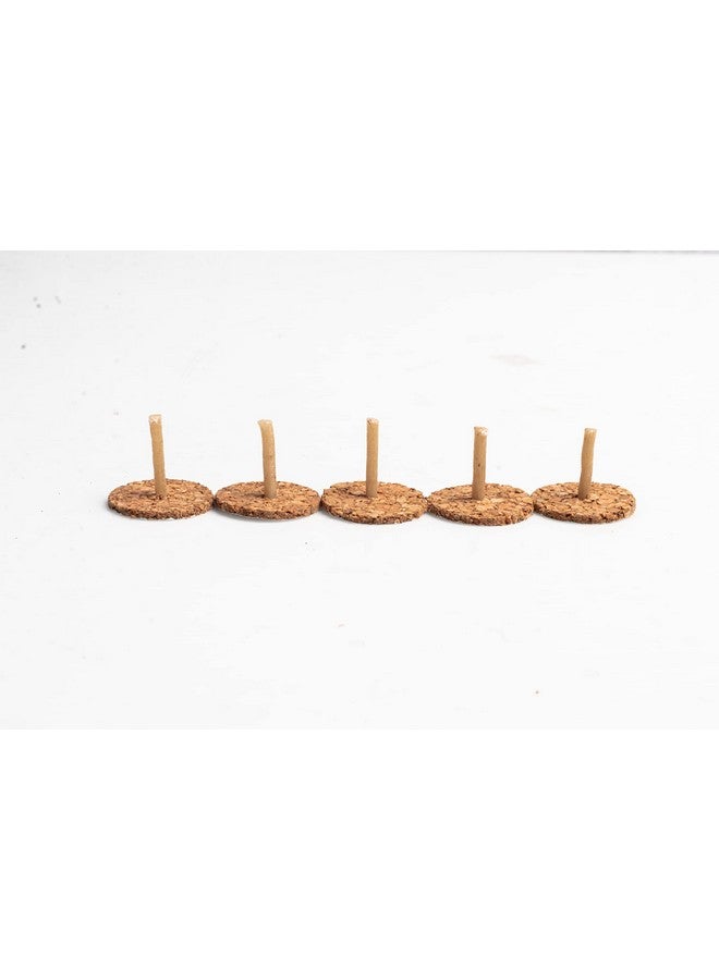 Swaha Round Floating Wicks(50 Pieces), Brown Colour Wicks for Decoration and Meditation - Pack of 1 - Image 4