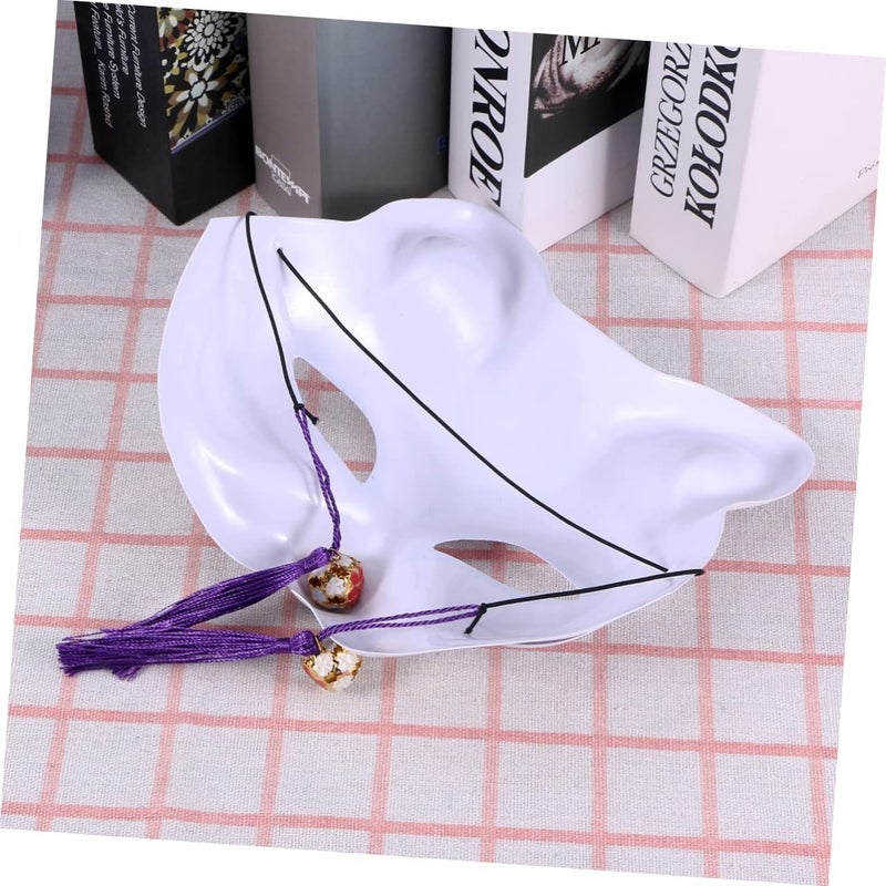 Blue Sparkle Half Face Fox Mask Masquerade Party Decoration Animal Costume - Image 5