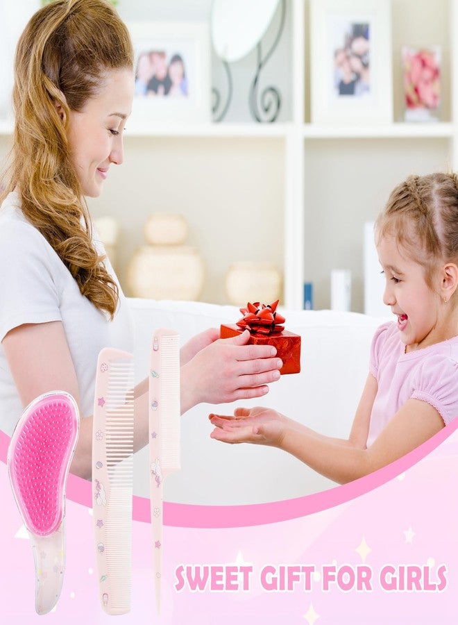 ماي كرييت فرشاة شعر مايكرييت® مكونة من 3 قطع للبنات الصغيرات، تسهل فك تشابك الشعر - Image 5