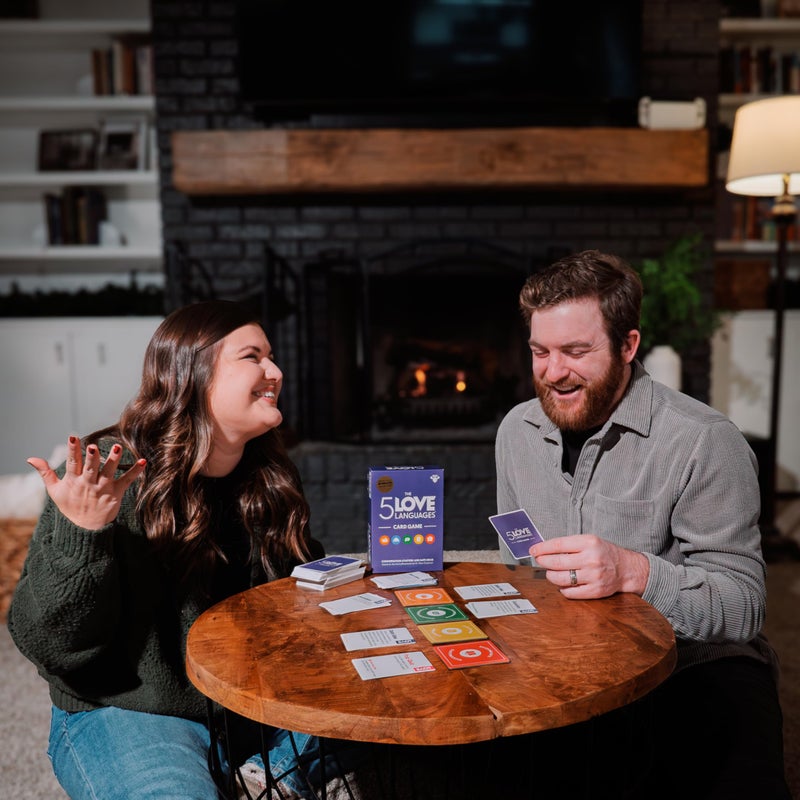 MOOSE The 5 Love LanguagesÂ® Card Game, Discover More About Yourself & Your Partner, 300 Prompt Cards to Spark Deep, Meaningful Conversations, Create New Date Ideas and Fun Quiz Questions for 2 Players, 16+ - Image 4