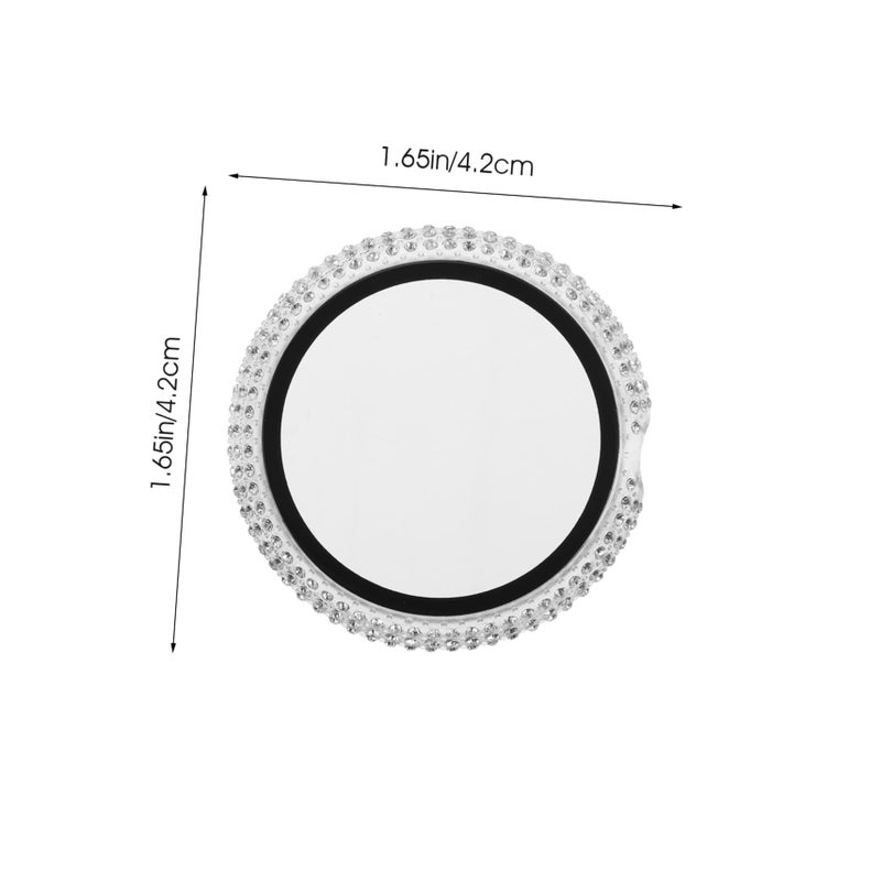 Rhinestone Protective Case For Pixel Watch Toughened Screen Cover Sparkling Edge - Image 3