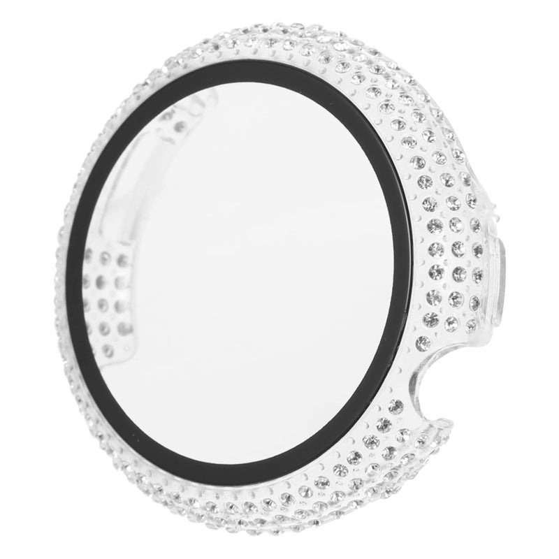 Rhinestone Protective Case For Pixel Watch Toughened Screen Cover Sparkling Edge - Image 2