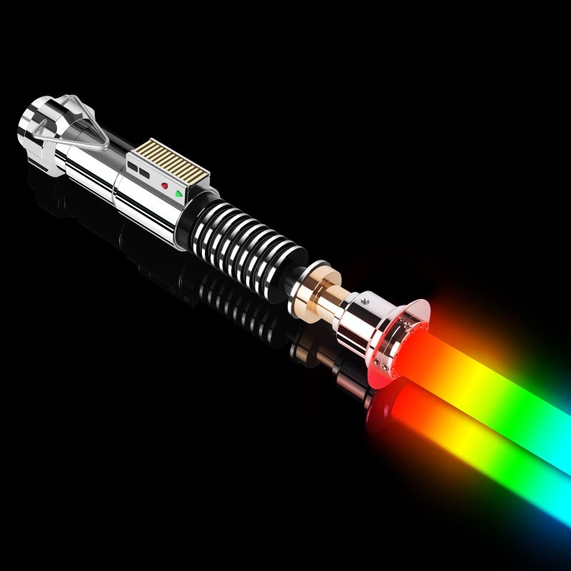 ELESKOCO Xenopixel Lightsaber Motion Control Luke Dueling Light Sabers with 34 Sound Fonts  Custom Fonts  Smooth Swing Infinite Color Changing Luke Sabers Preminum Aluminum Hilt for Adults - Image 2