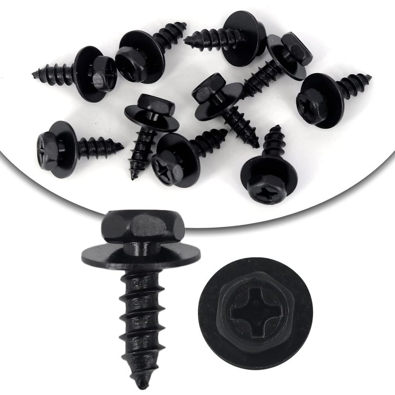 Gistilli 10pcs Front Fender Liner Bolts Bumper Cover Splash Shield Mud Guard Screws Compatible with Lexus Toyota Camry Corolla Highlander RAV4 9015960498 - Image 1