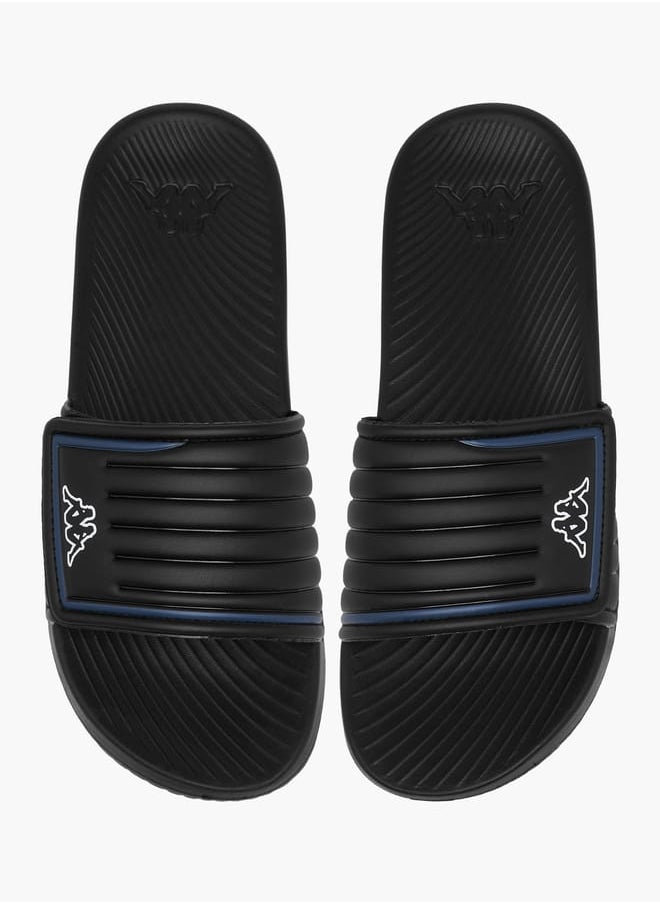 Kappa - Girl's Textured Slides with Hook and Loop Closure - Image 1