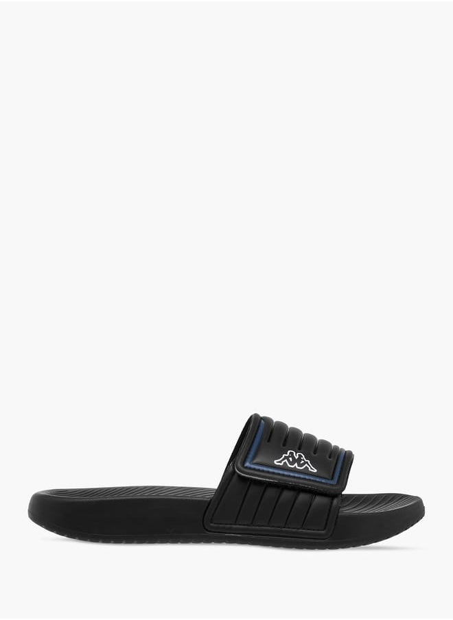Kappa - Girl's Textured Slides with Hook and Loop Closure - Image 1