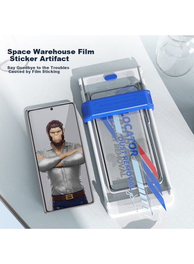 Blueo Blue Gorilla Suitable For Huawei Matex6 Front Frame Version Tempered Glass Film Matex6 Curved Full Glue Anti-Fall Anti-Fingerprint Mobile Phone Protective Film - Image 2