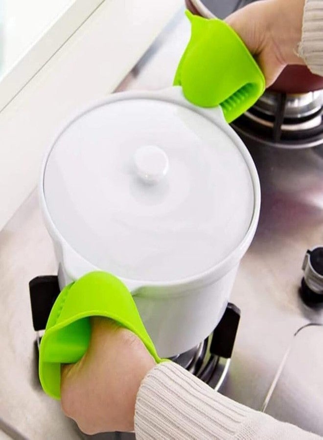 FLIPA 100PCS 8-Inch Non-Stick Air Fryer Parchment Paper & Silicone Pot Holder Set – Heat-Resistant Oven Mitts & Convenient Hand Clips for Safe Cooking (100-Pack Air Fryer Paper Liners) - Image 2