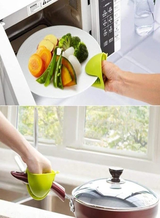 FLIPA 100PCS 8-Inch Non-Stick Air Fryer Parchment Paper & Silicone Pot Holder Set – Heat-Resistant Oven Mitts & Convenient Hand Clips for Safe Cooking (100-Pack Air Fryer Paper Liners) - Image 5