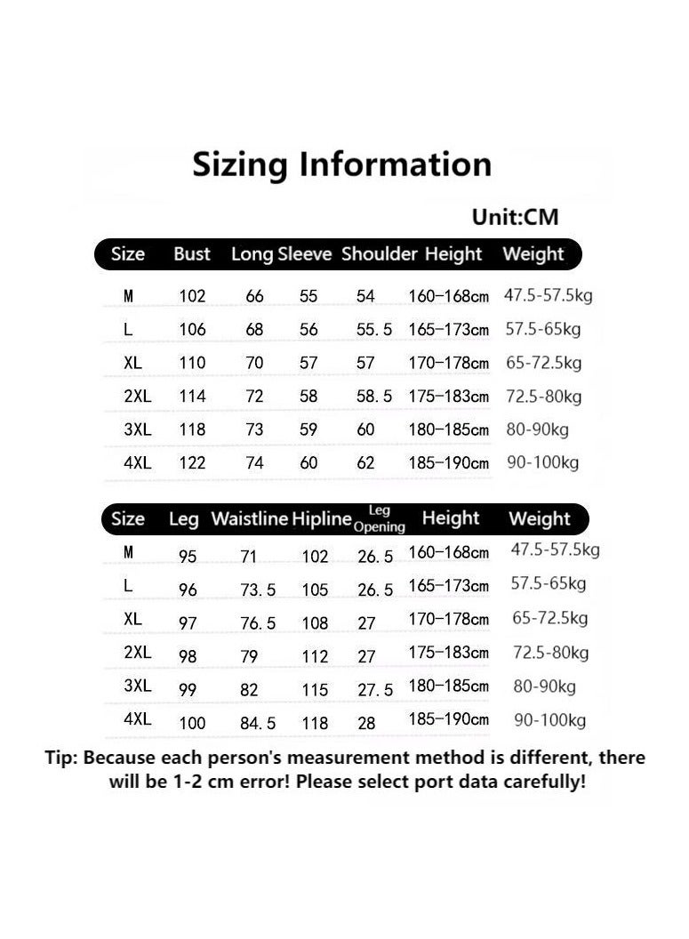 Fashionable Men's Printed Casual Short Sleeved Sports Suit  - Image 4