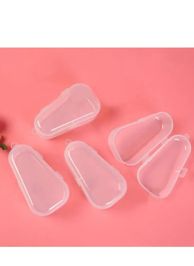 Storage Boxes 1PC Baby Dummy Case Baby Nipple Container Box Teether Storage Organizer Nipple Shield Case Plastic Pacifier Soother Case for Travel and Home