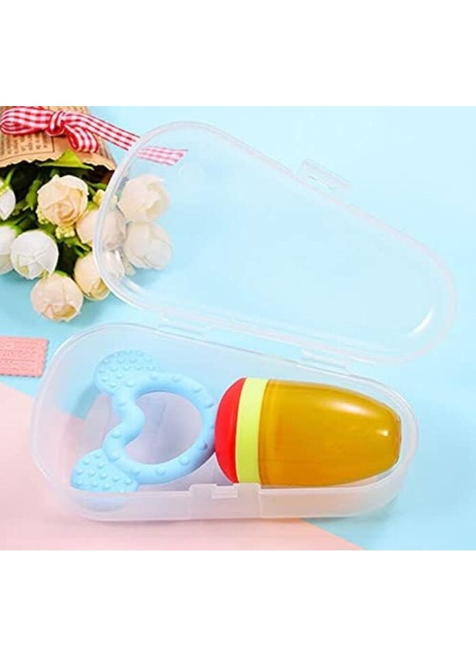 Storage Boxes 1PC Baby Dummy Case Baby Nipple Container Box Teether Storage Organizer Nipple Shield Case Plastic Pacifier Soother Case for Travel and Home