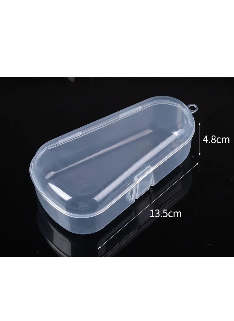 Storage Boxes 1PC Baby Dummy Case Baby Nipple Container Box Teether Storage Organizer Nipple Shield Case Plastic Pacifier Soother Case for Travel and Home