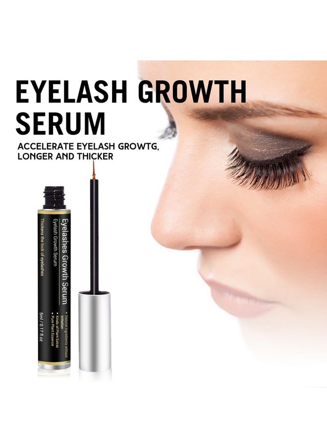 Nielies - Nielies AMAZING LashForce Eyelash Growth Serum (5 ml) Eye Lash Serum For Eyelash Growth And Eyebrow Growth Serum - Eyelash Serum To Grow Lashes Thicker Natural Longer Eyelashes Lash Serum (Black) - Image 1