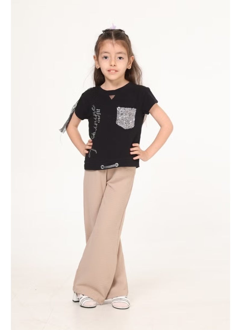Bluence Waiter Boy Wide Leg Aerobin Trousers - Image 4