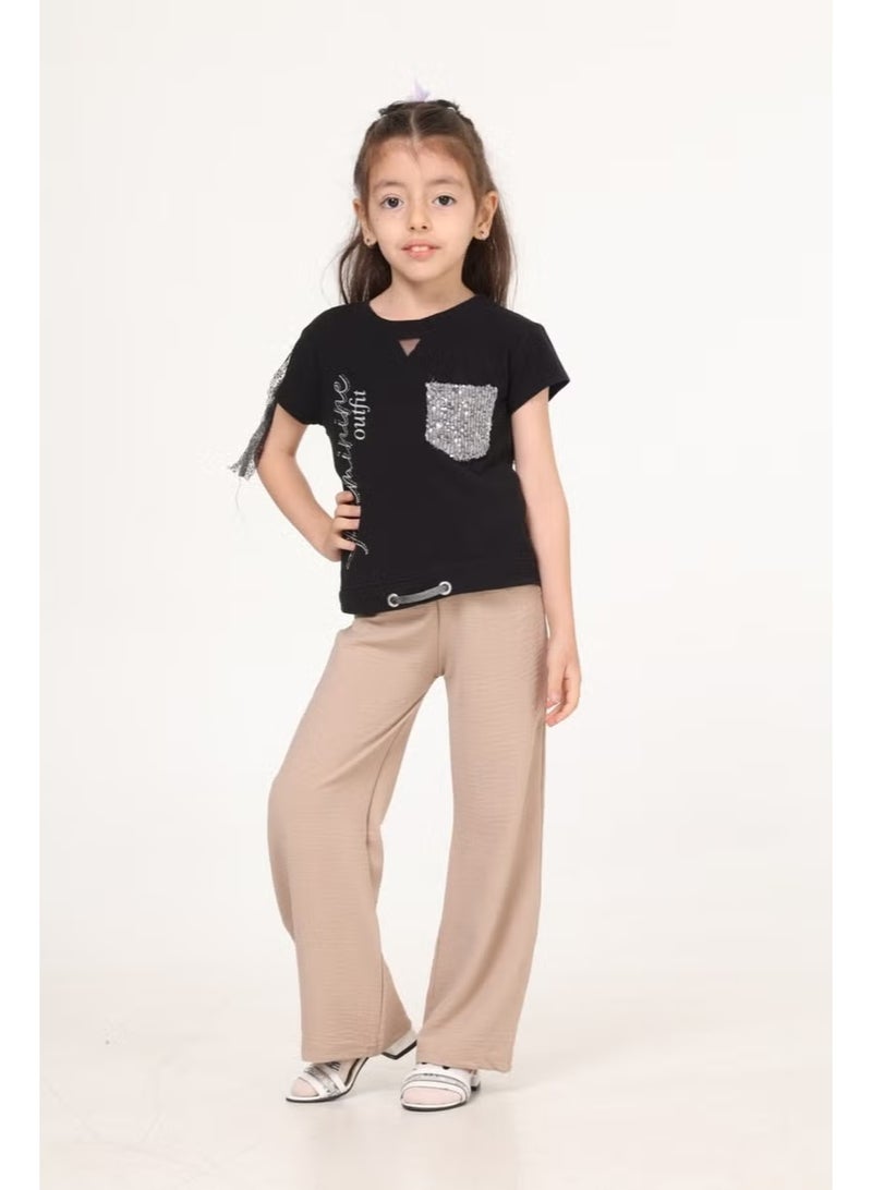 Bluence Waiter Boy Wide Leg Aerobin Trousers - Image 2