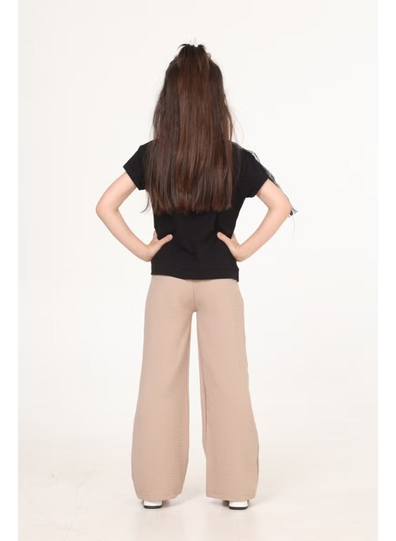 Bluence Waiter Boy Wide Leg Aerobin Trousers - Image 5