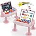 Cokzer Toys for 12 Year Old Girls Toddler Girl Toy with Magnetic Letters and Numbers Learning and Educational Toys for 1 2 Year Old Girls Birthday Pink Red - Image 3