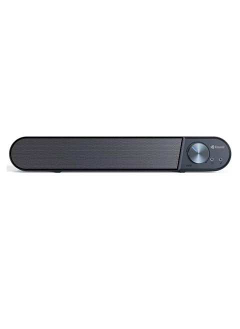 Mini Speaker I-580 ( 3.5W - 5V ) Multimedia Speaker for PC ,Gaming , Music , Studying and Lap Top with USB Powered and Audio Input 3.5 Wired , Colorful RGB , 2.0 Channel Wired Home Theatre , Good Quality , excellent Public choice
