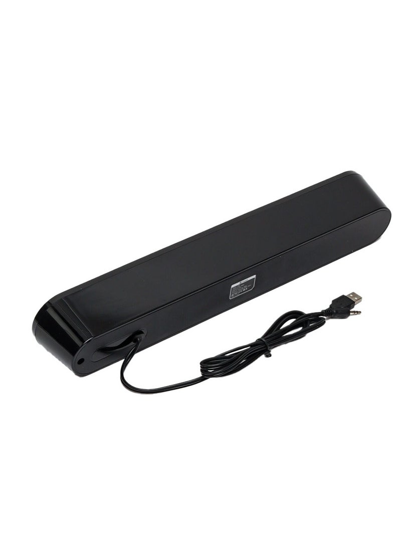 Kisonli - Mini Speaker I-580 ( 3.5W - 5V ) Multimedia Speaker for PC ,Gaming , Music , Studying and Lap Top with USB Powered and Audio Input 3.5 Wired , Colorful RGB , 2.0 Channel Wired Home Theatre , Good Quality , excellent Public choice - Image 1