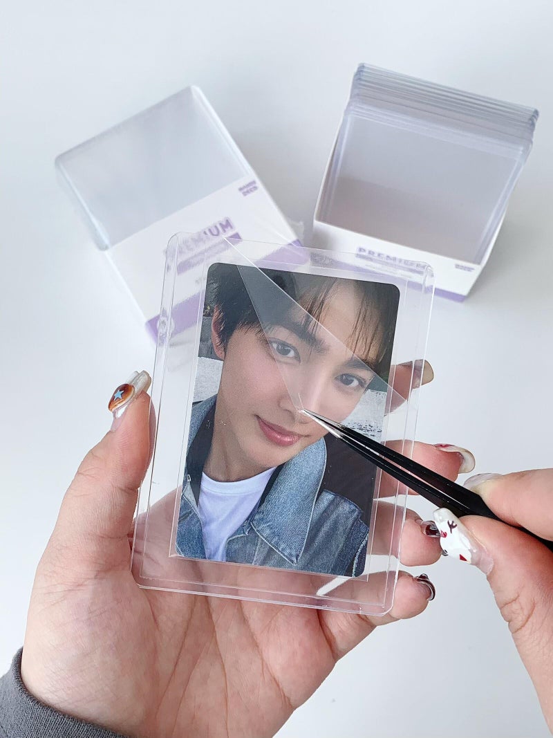 Mandu Deco PVC Free Toploaders for Kpop Album Photocards or Trading Cards, 3" x 4" (Pack of 25) - Image 2