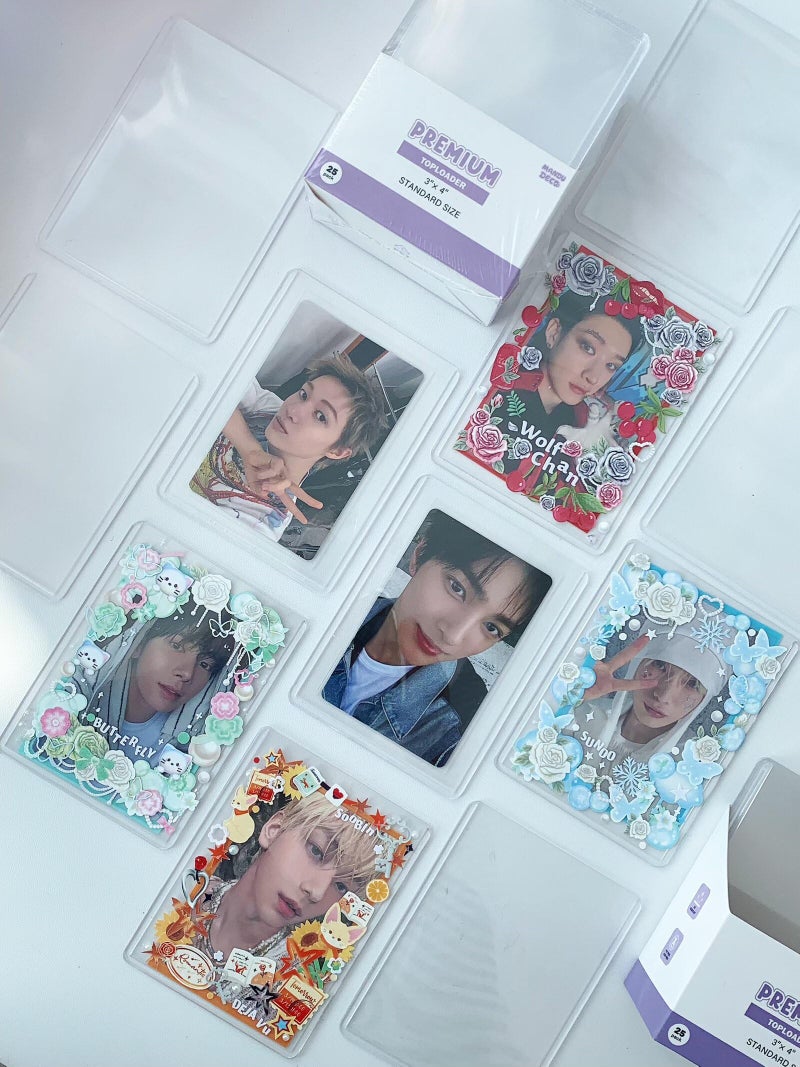 Mandu Deco PVC Free Toploaders for Kpop Album Photocards or Trading Cards, 3" x 4" (Pack of 25) - Image 4