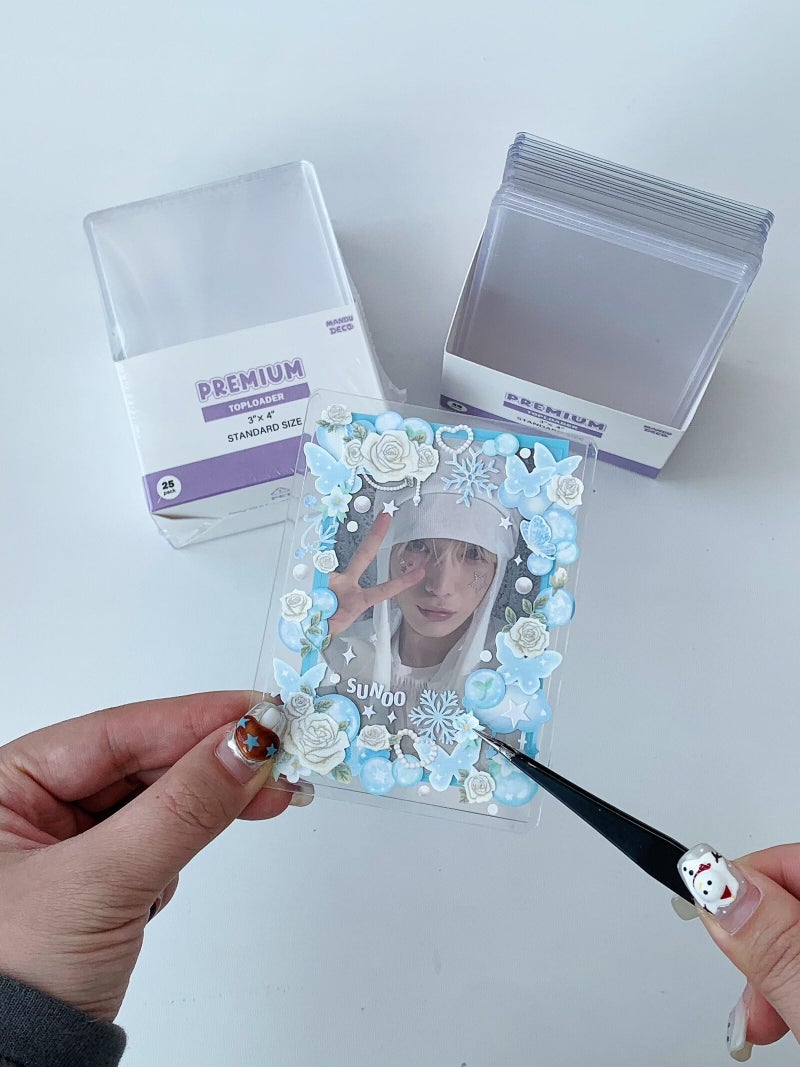 Mandu Deco PVC Free Toploaders for Kpop Album Photocards or Trading Cards, 3" x 4" (Pack of 25) - Image 5