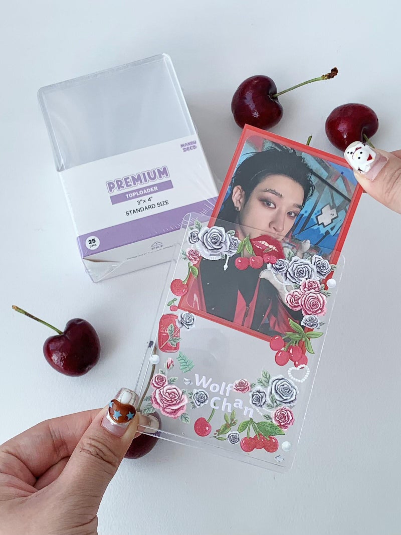 Mandu Deco PVC Free Toploaders for Kpop Album Photocards or Trading Cards, 3" x 4" (Pack of 25) - Image 3