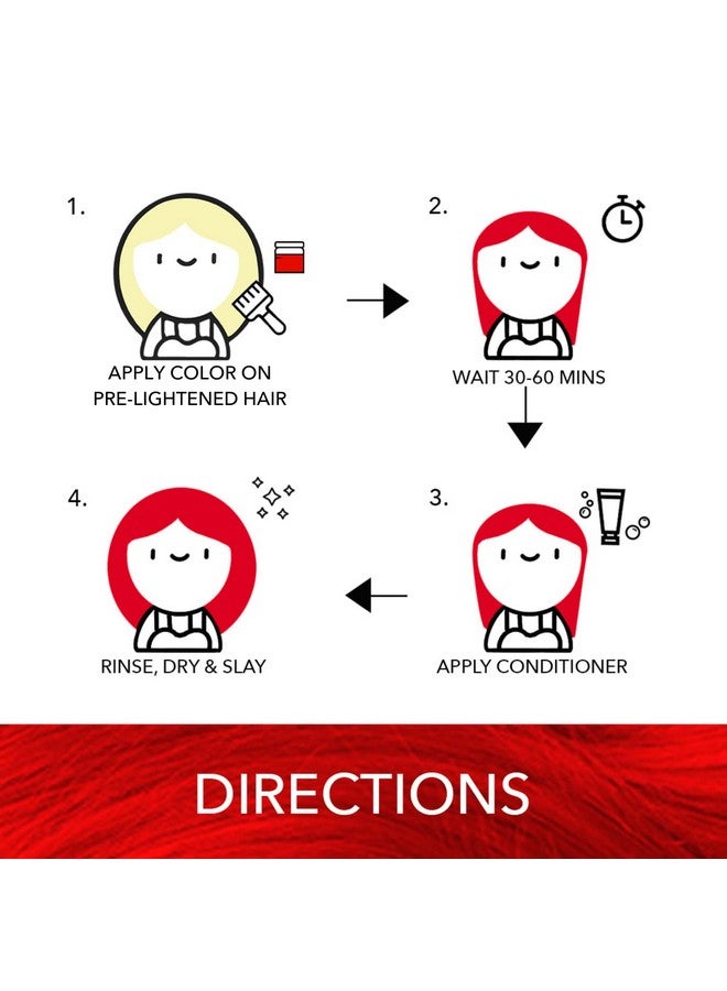Paradyes Semipermanent Rubra Red Diy Conditioner Based Hair Colour Infused With Aloevera Bhringaraj Brahmi Almonds & Amla 120 Gm - Image 4