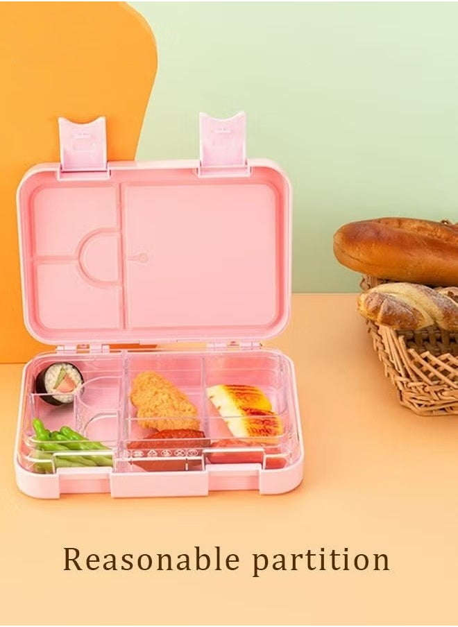 MIXDE Tritan Bento Boxes, BPA FREE Lunch Box for School / Office / Travel 6 Compartments Meal Prep  - Image 5