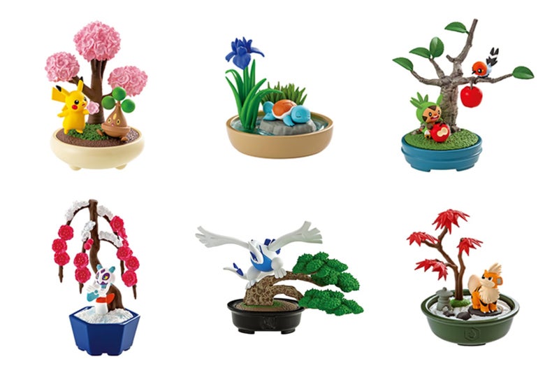 Re-Ment Pokemon Pocket Bonsai Full Set of 6 Packs