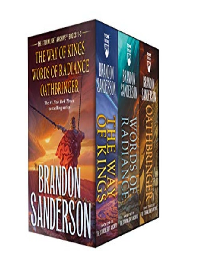 null - Stormlight Archive MM Boxed Set I, Books 1-3: The Way of Kings, Words of Radiance, Oathbringer - Image 1