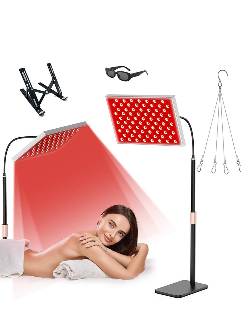 XiuWoo Red Light Therapy for Body, Infrared Light Therapy Panel with Stand, 660nm Deed Red Light and 850nm Near Infrared LED Red Light Therapy Device at Home for Face and Body  - Image 1