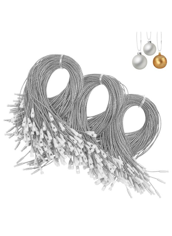 DIYASY 300Pcs Christmas Ornament String Hangers, Silver Ornaments Hooks for Christmas Tree Ribbon Hanger Strings Decorations with Snap Fastener Polyester Precut Hanging Ropes - pzsku/Z33E327AE7A68C8B39778Z/45/_/1740982646/8d0b402a-784c-4d9b-bd1d-cd9256e97d54