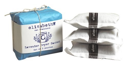 elizabeth W Lavender Dryer Sachet Set of Three Pouches