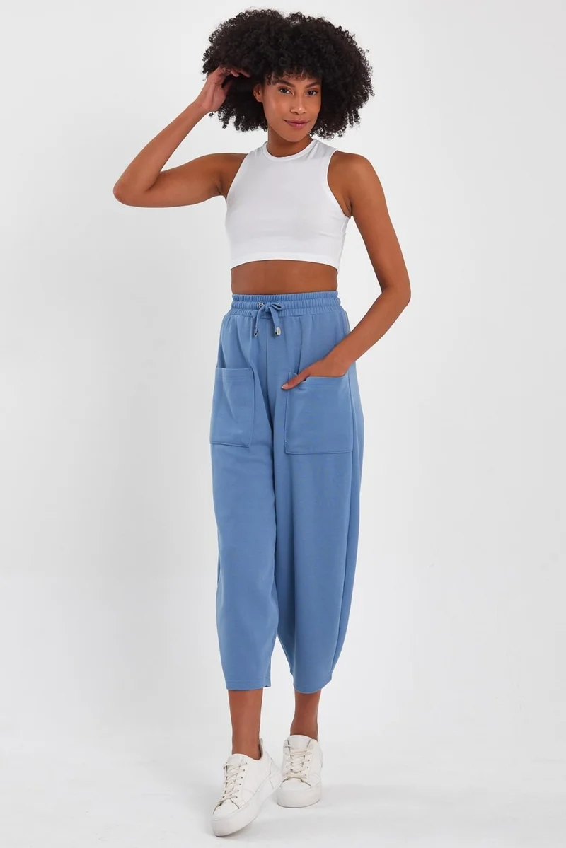 الكسندر جاردي Palazzo Trousers with Pocket Details (B23-002700)