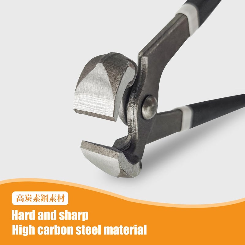 BOOSDEN أداة سحب المسامير BOOSDEN 8 بوصة مزيل المسامير مقصات أدوات النجارة مزيل الدبابيس أداة سحب المسامير مقصات قطع النهاية أداة إزالة المسامير مقصات المسامير مخلب القط سحب المسامير - Image 3