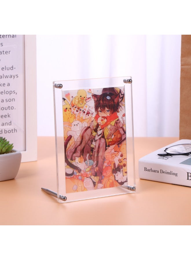 Spot Acrylic Jigsaw Puzzle Frame Acrylic Jigsaw Puzzle Table-Color:pt1-4 - Image 5