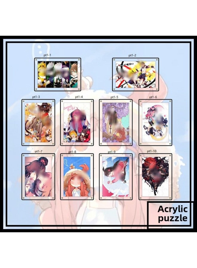 Spot Acrylic Jigsaw Puzzle Frame Acrylic Jigsaw Puzzle Table-Color:pt1-4 - Image 3