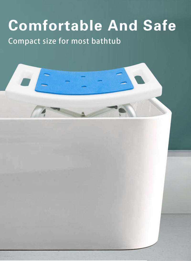 ميشيدا كرسي استحمام بارتفاع قابل للتعديل، كرسي استحمام ضيق - Image 2