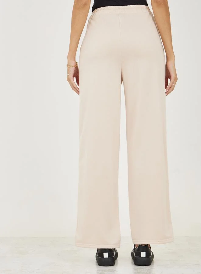 ستايلي Seam Detail Ankle Length Straight Leg Joggers