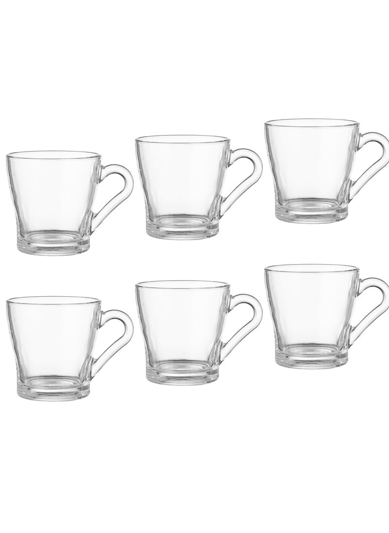 Blinkmax - 6-piece set of clear glass tea cups - Image 1