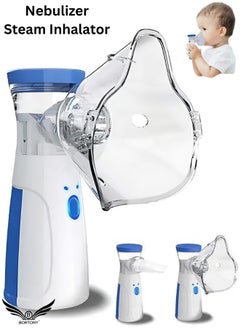 BORTONY Nebulizer Portable Mini Vaporizers Handheld Medical Atomizer for Adults Children Outdoor Travel Ultrasonic Nebulizer Steam Inhaler Pocket Size  - Image 1