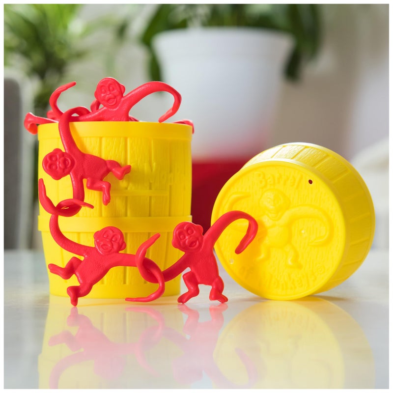Spin Master Games, Barrel of Monkeys, Retro Linking Fun for Preschoolers, Family Games, 1 & Up Players, for Ages 3 & Up - Image 3