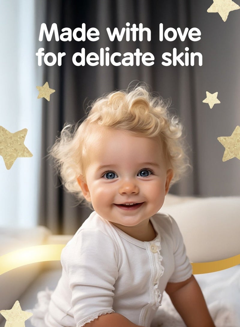 YokoSun Premium Baby Diapers, Size 3 / M (5-10 kg), 62 pcs â€“ Ultra-Soft, Hypoallergenic Nappies, Japanese Quality for Baby Skin Care, Leakproof with 12-Hour Dryness Protection - Image 3