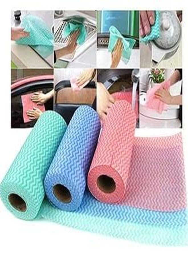 Shopfleet Washable and Reusable - 2 Ply Kitchen Printed Tissue/Towel Paper Roll (Multicolor) Pack of 1 - Image 3
