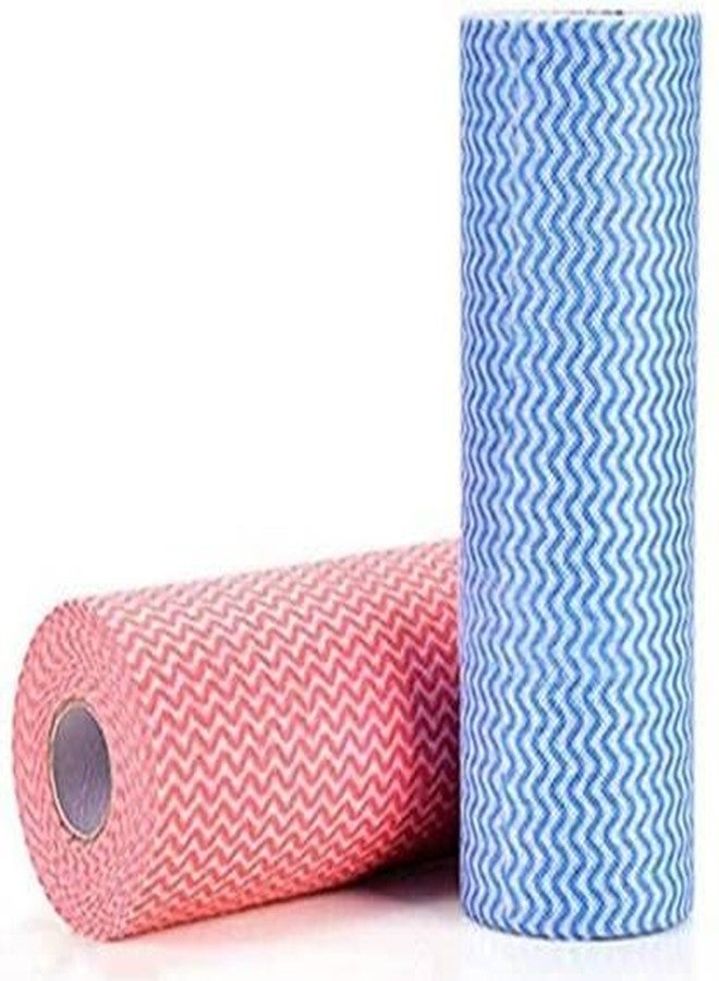 Shopfleet Washable and Reusable - 2 Ply Kitchen Printed Tissue/Towel Paper Roll (Multicolor) Pack of 1 - Image 1
