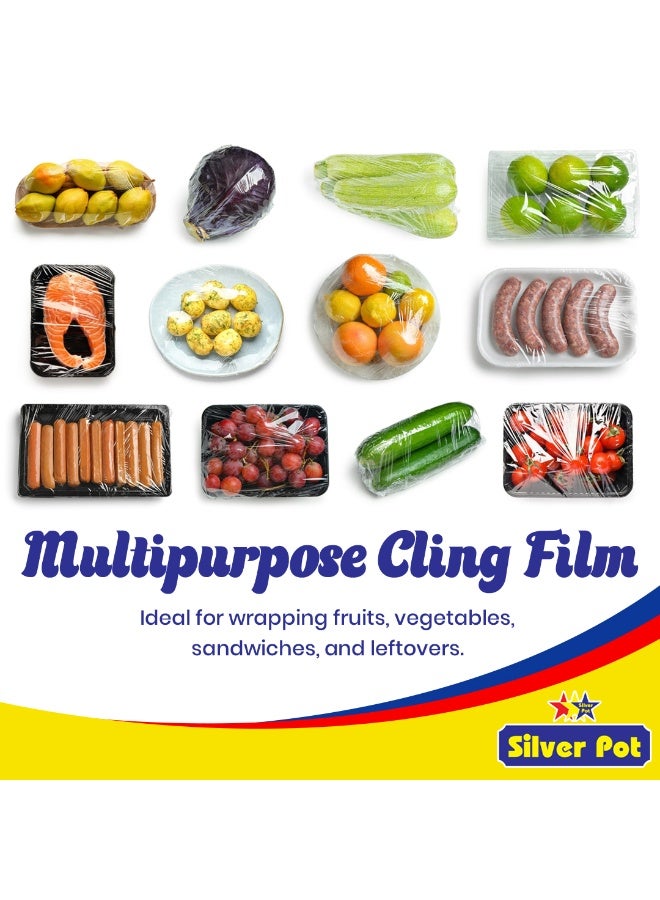 Silver Pot Heavy Duty Aluminium Foil Promo Pack of 3 Rolls (45 cm x 3.75 m Each) Durable and Multi-Purpose for Cooking, Baking, Wrapping, and Storing Food - Image 4
