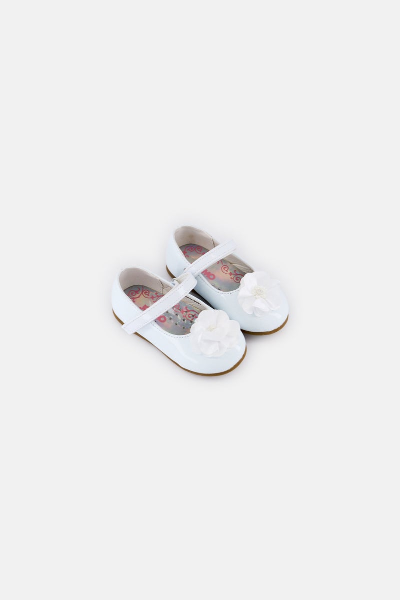 Josmo Toddlers Girls Velcro Closure Casual Shoes, White - Image 5