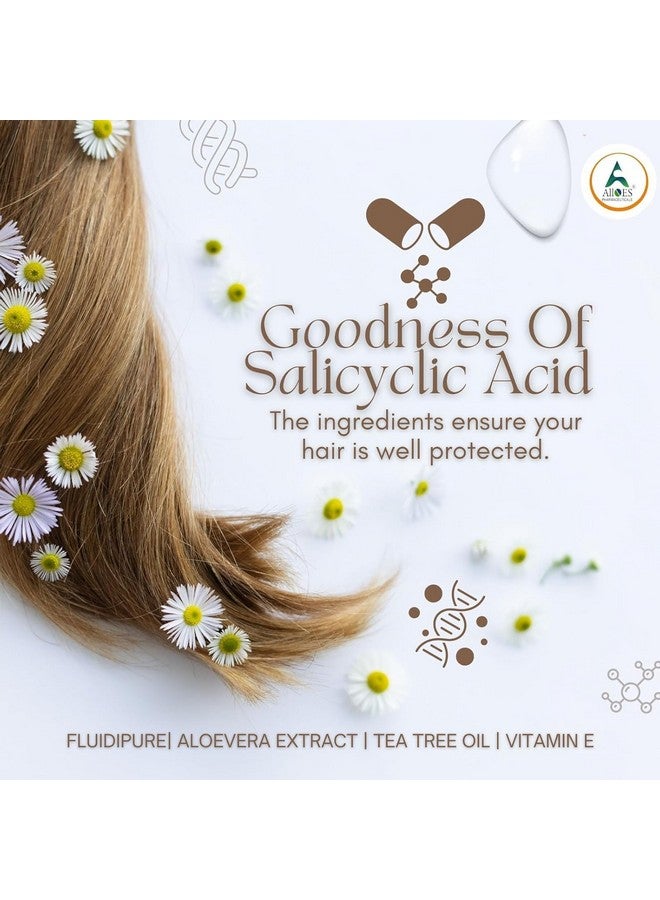 ALLOES PHARMACEUTICALS ALLOES PHARMACEUTICALS Ketoclean Pro Anti Dandruff Shampoo | For Itching,Deep Nourishment of Scalp | Made with Benefits of Fluidipure and Salicylic Acid 1% | Reduces Breakage Frizziness | 100ml (Pack of 2)  - Image 5